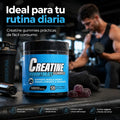 Creatina Monohidratada en Gummies Sabor Blueberry (120 Un.)